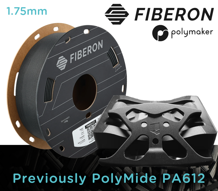 Polymaker Fiberon PA612-CF15 PolyMide PA612-CF Nylon 1.75 Filament 500g