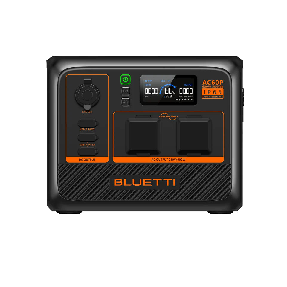 Bluetti AC60P 600w 504Wh Power Station [DG]