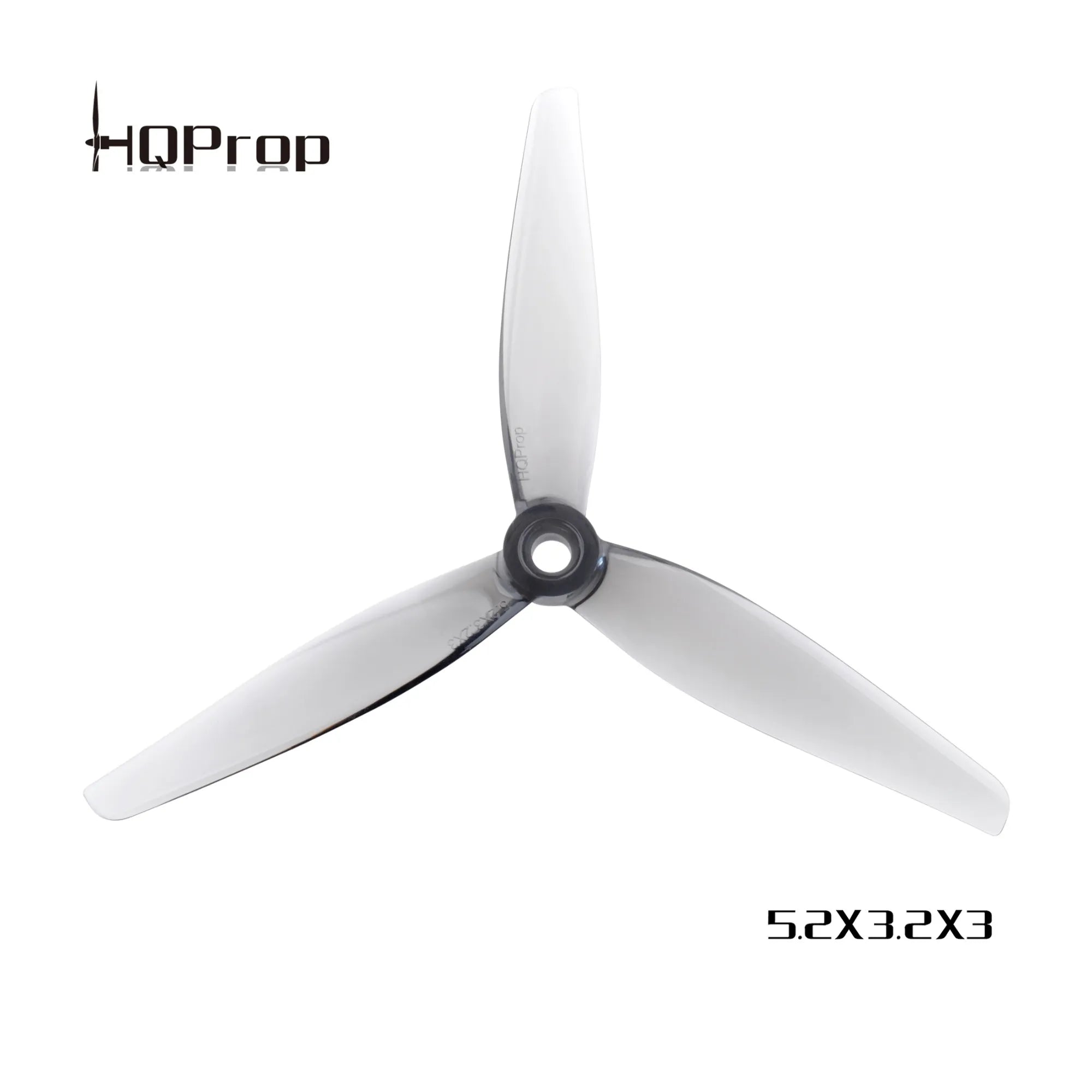 HQProp 5.2X3.2X3 Polycarbonate Props Grey 2cw + 2ccw