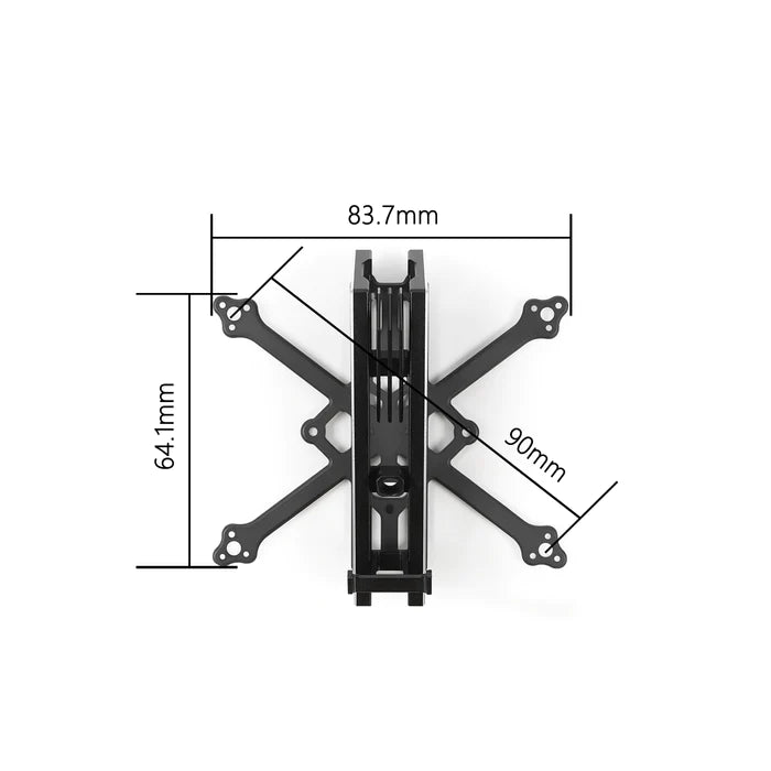 YMZFPV Lighting1 2inch FPV Quadrotor Freestyle FPV Frame kit