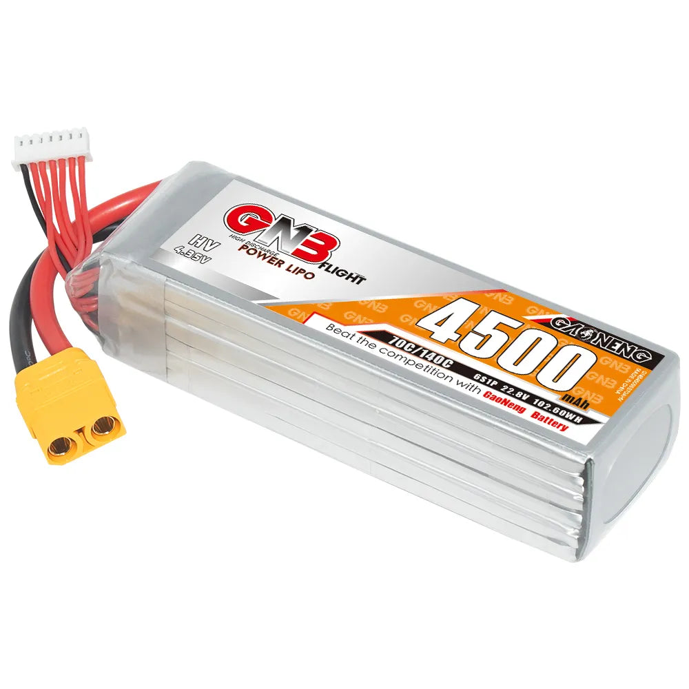 GAONENG GNB LiHV 6S 22.8V 4500mAh 70C LiPo Battery XT90 [DG]