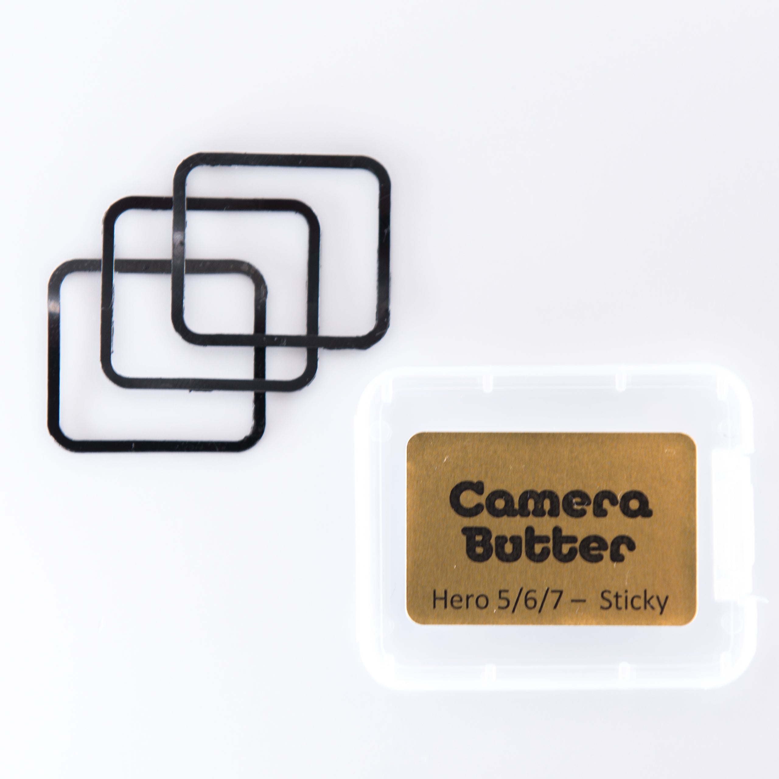 Camera Butter Replacement Adhesive ND Filters and Lens Shields [3-PACK]