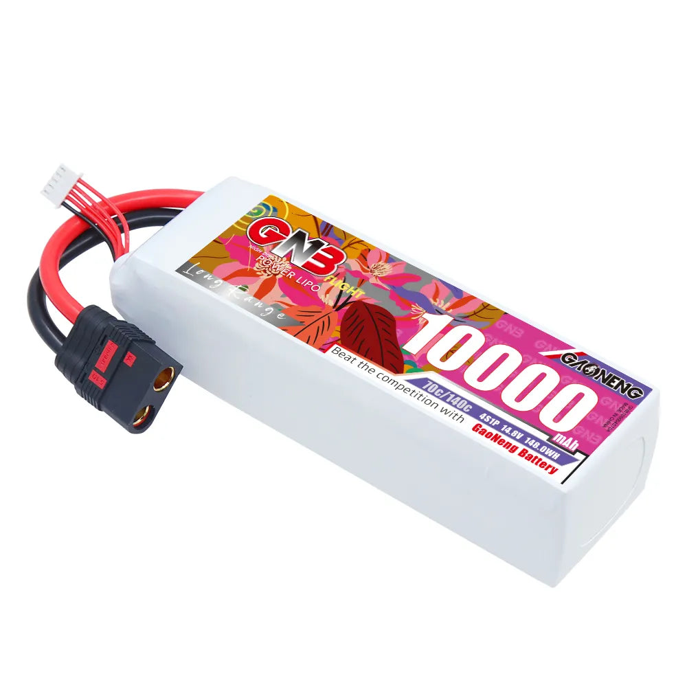 GAONENG GNB 4S1P 14.8V 10000mAh 70C RC LiPo Battery QS8 [DG]