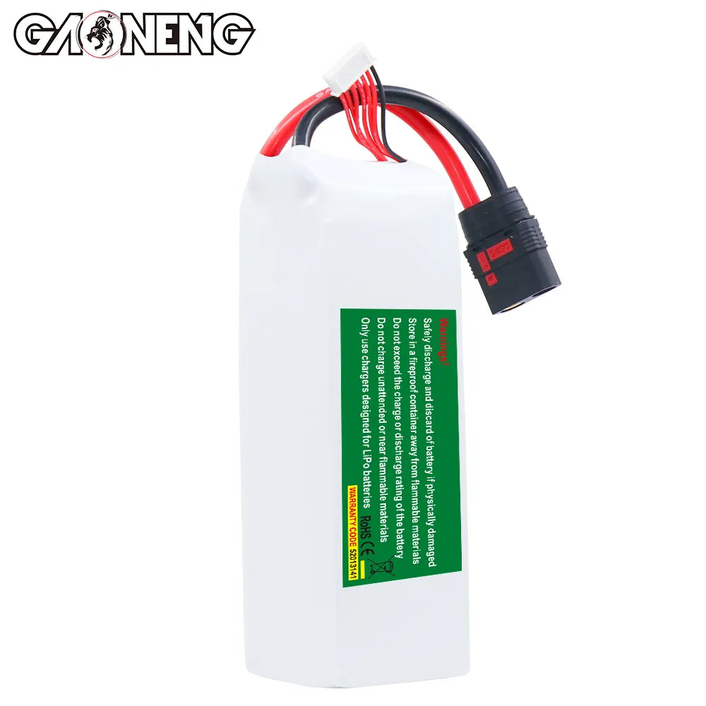 GAONENG GNB 6S1P 22.2V 10000mAh 70C RC LiPo Battery QS8 [DG]