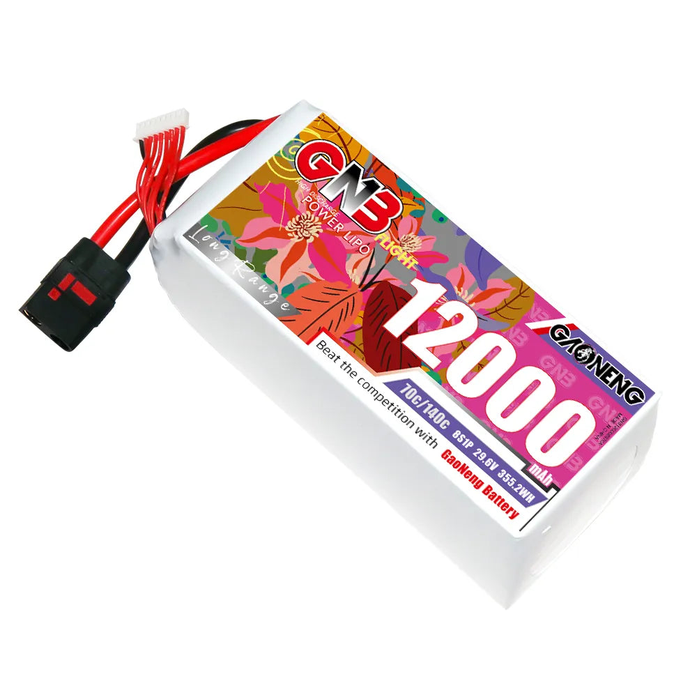 GAONENG GNB 8S1P 29.6V 12000mAh 70C RC LiPo Battery QS8 [DG]