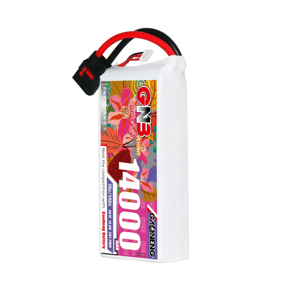 GAONENG GNB 4S1P 14.8V 14000mAh 70C RC LiPo Battery QS8 [DG]