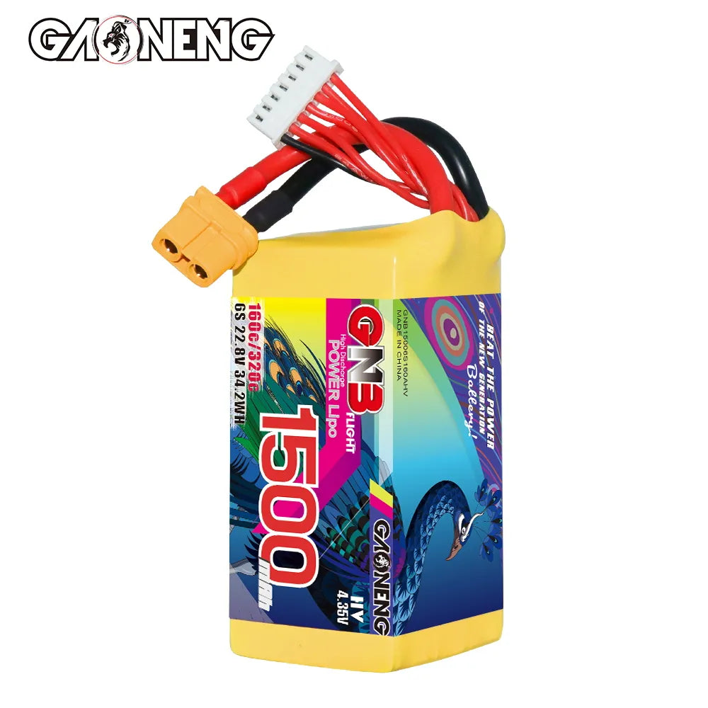 GAONENG GNB LiHV 6S 22.8V 1500mAh 160C XT60 LiPo Battery [DG]