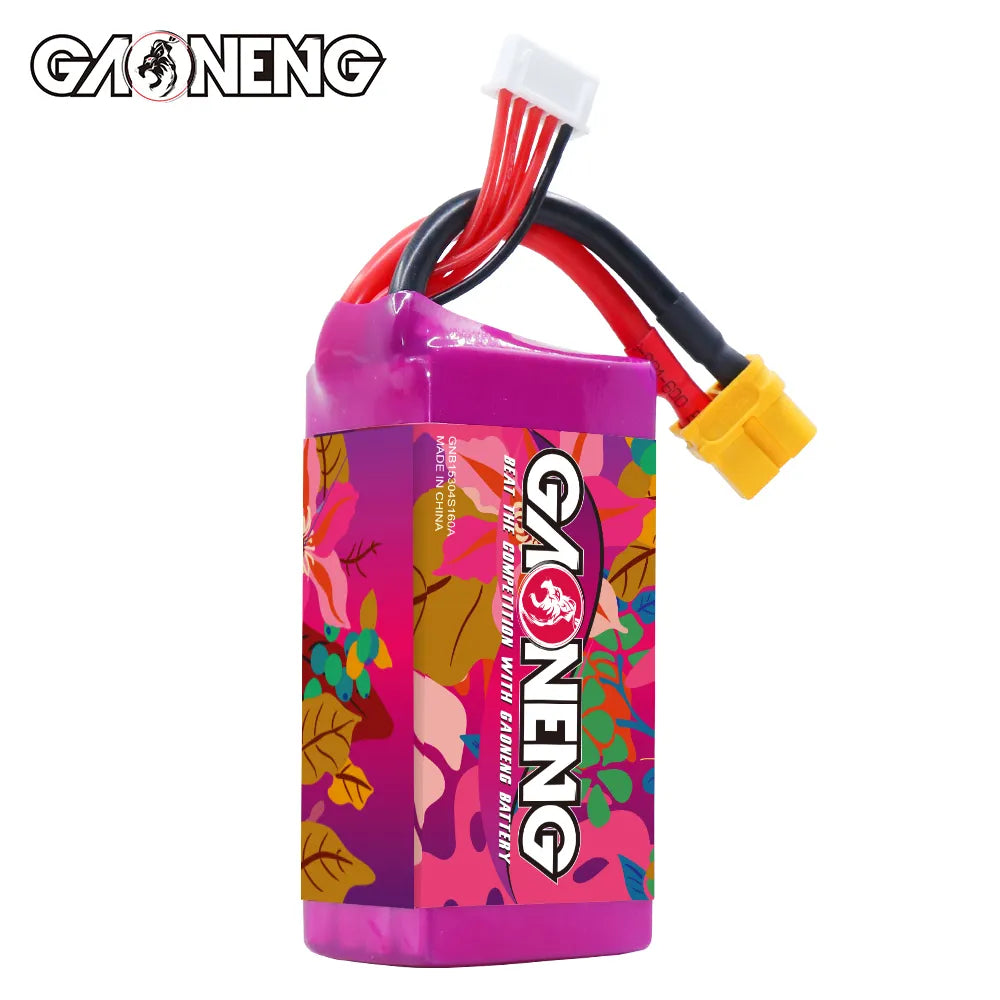 GAONENG GNB 4S 14.8V 1530mAh 160C XT60 LiPo Battery [DG]