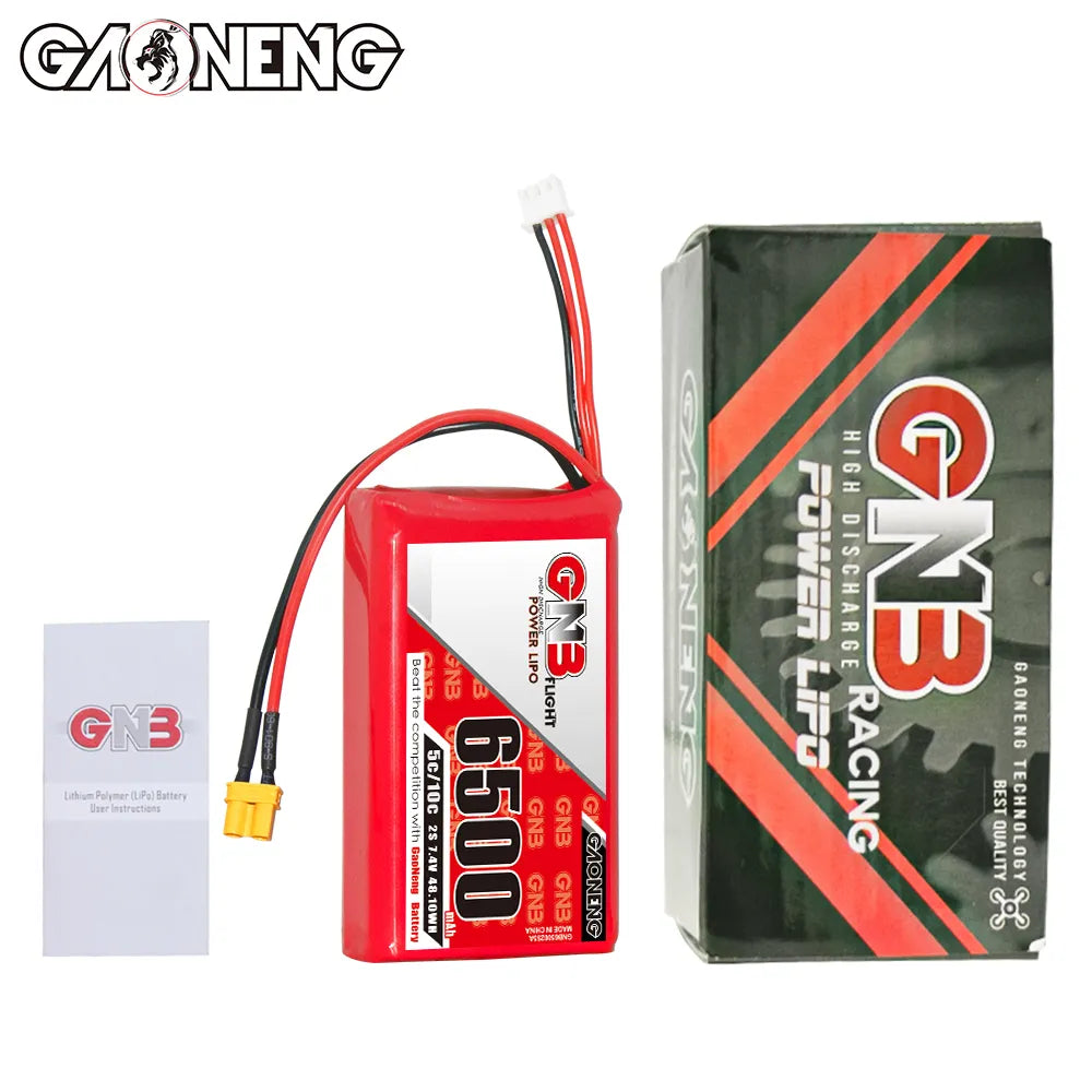 GNB 6500mAh 2S LiPo Battery XT30 (Fits Boxer/TX16S) [DG]