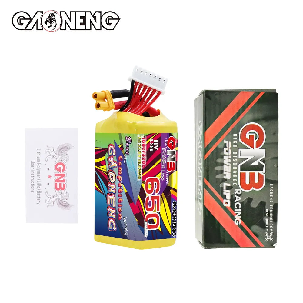 GAONENG GNB LiHV 6S 22.8V 650mAh 160C XT30 LiPo Battery [DG]