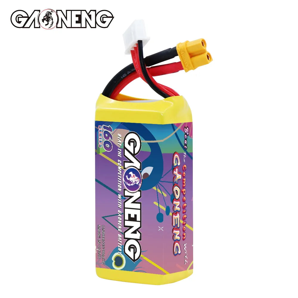 GAONENG GNB LiHV 3S 11.4V 880mAh 160C XT30 LiPo Battery [DG]