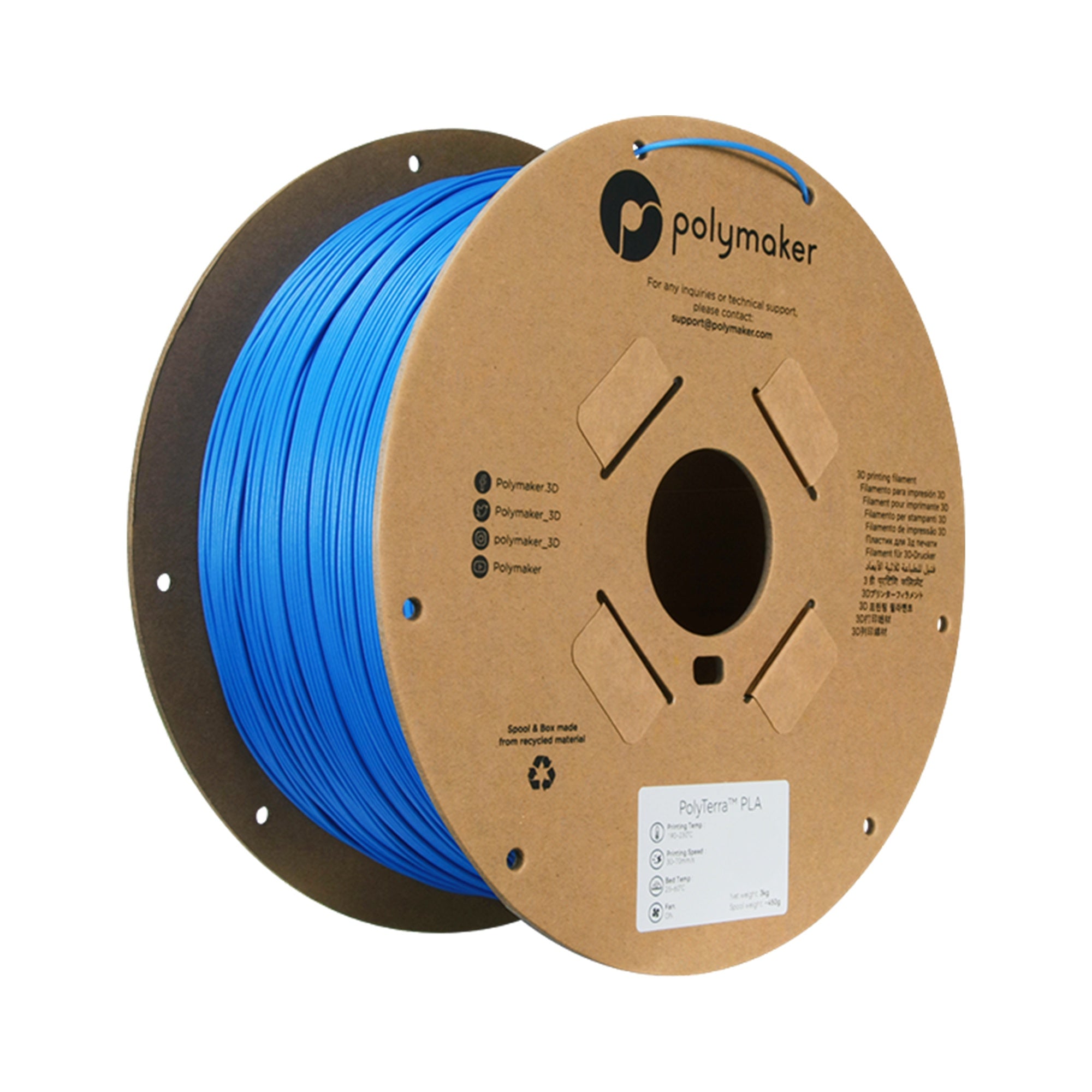 Polymaker PolyTerra PLA Matte 1.75mm Filament 3kg