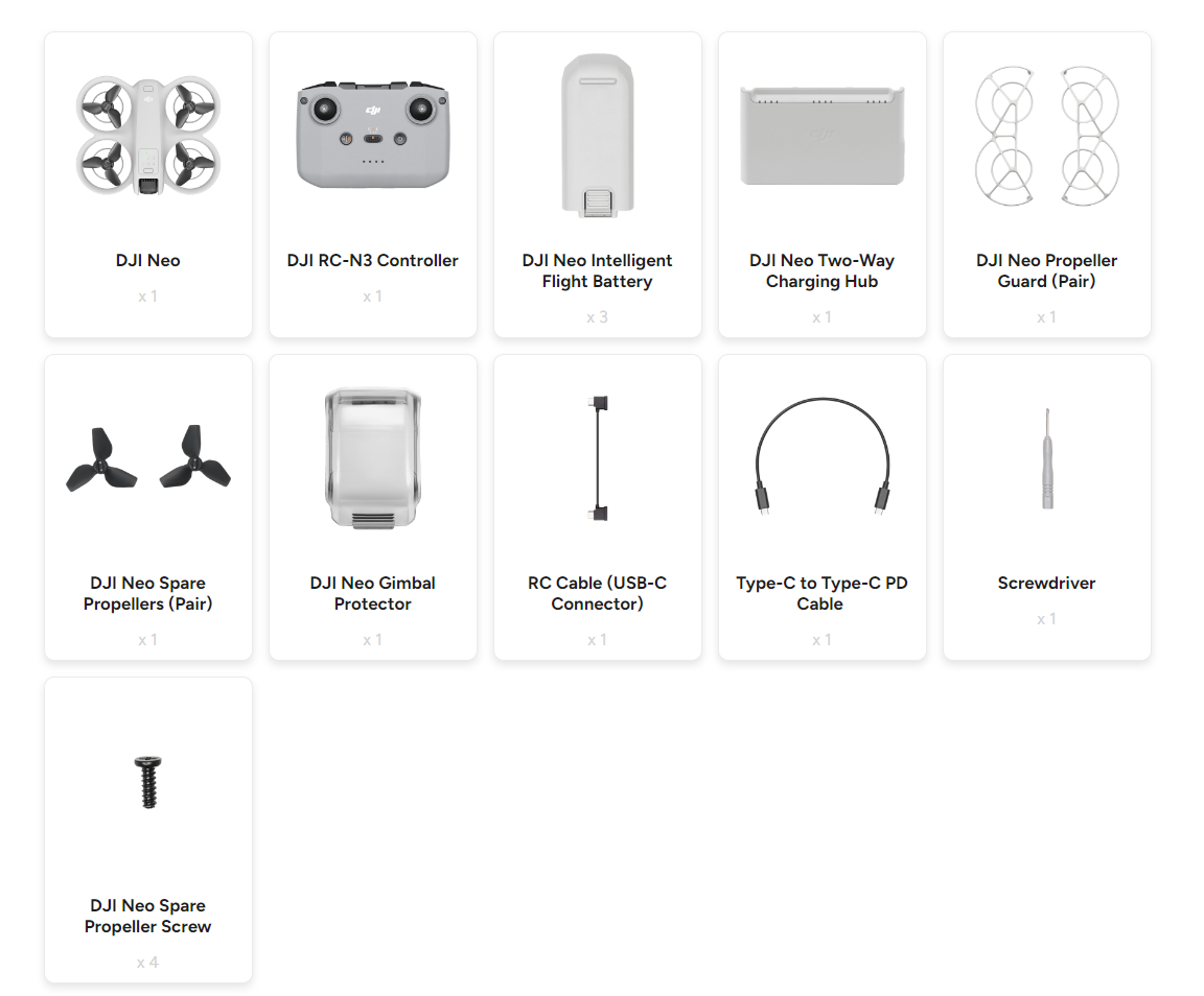 DJI Neo Fly More Combo [DG]