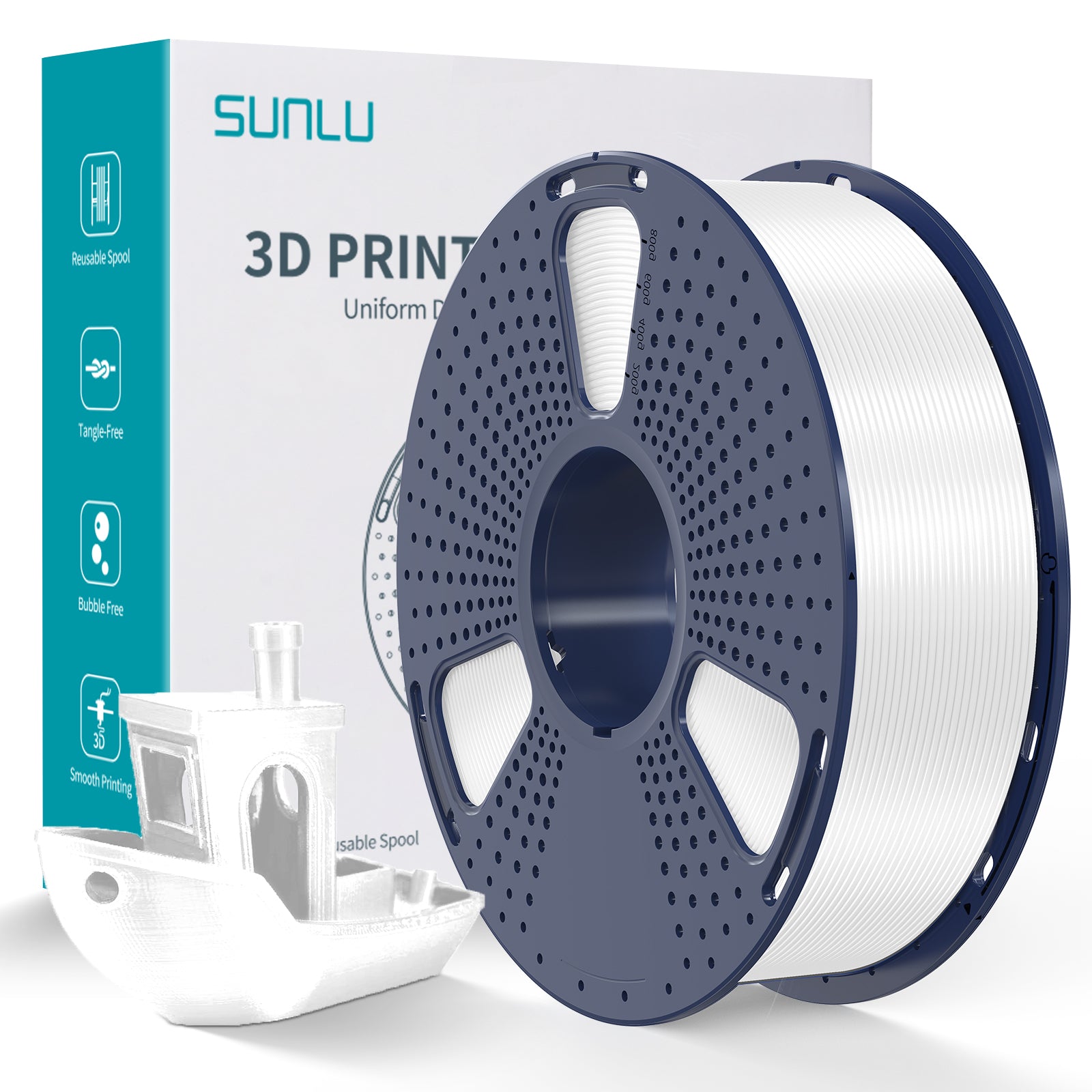 Sunlu Silk PLA+ 3D Print Filament 1.75mm 1kg