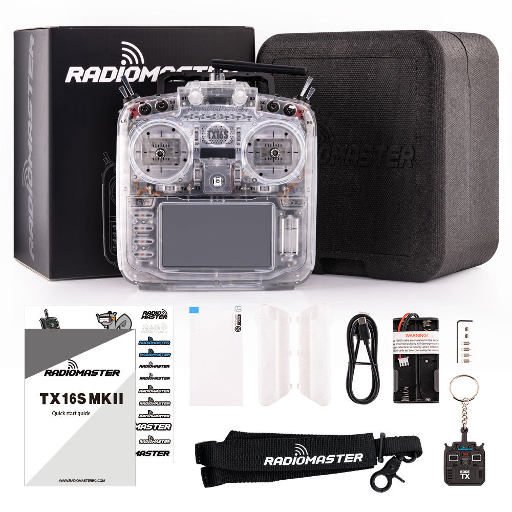 RadioMaster TX16s MKII Radio Transparent Version (Batteries NOT Included)