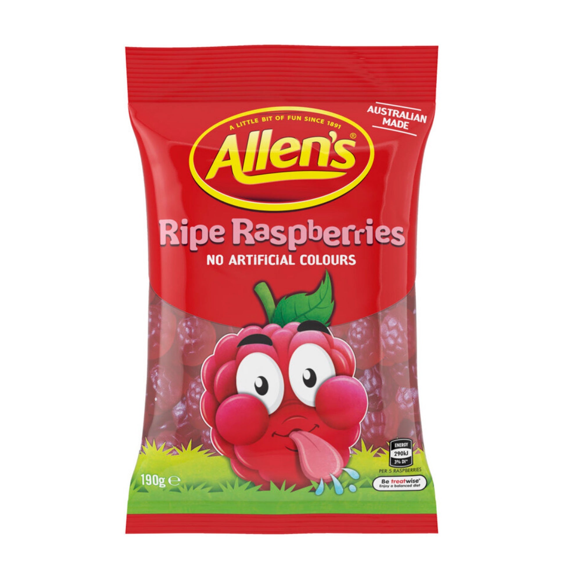 Allen's Ripe Raspberries 190g