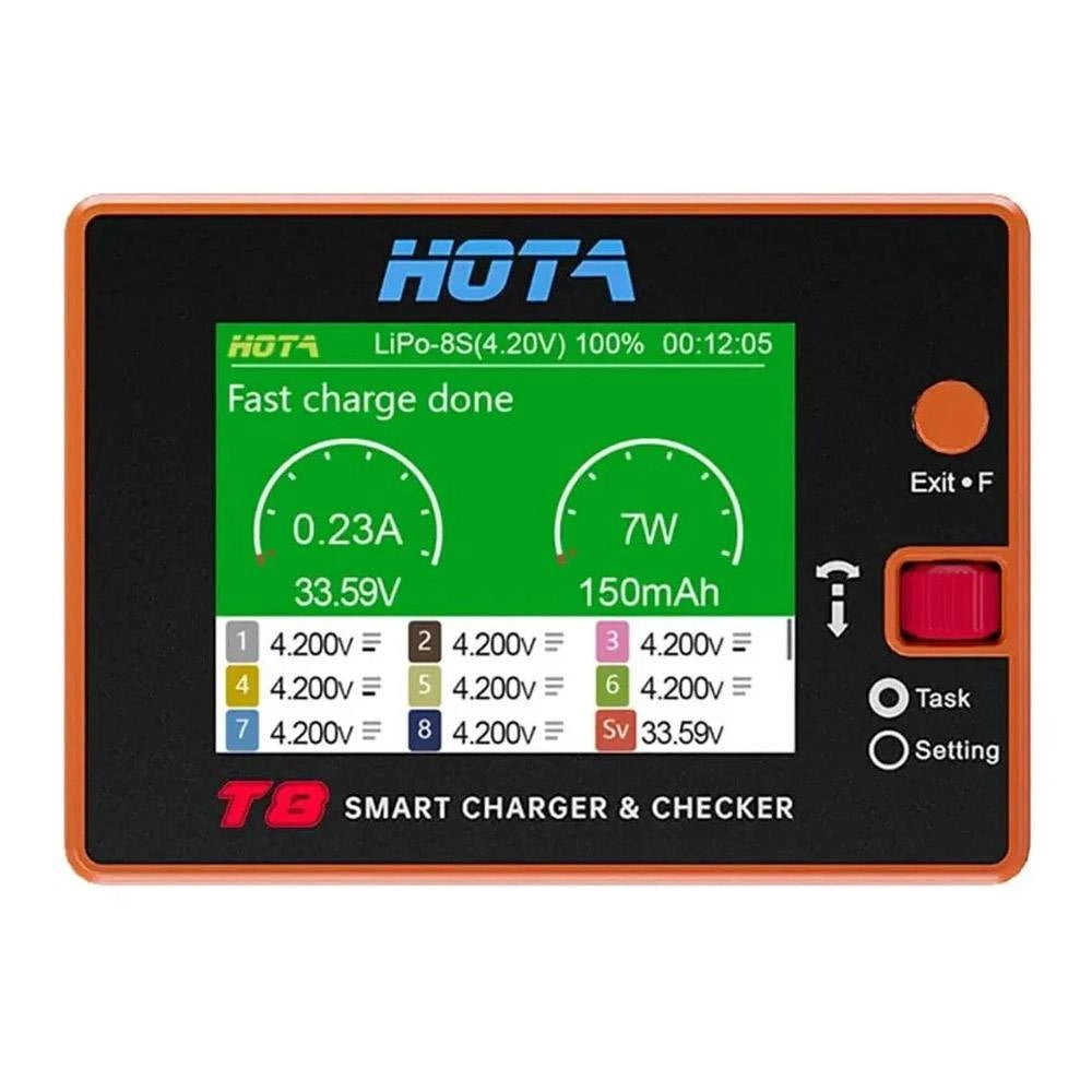 Hota T8 DC 650W 22A 1-8s Lipo Battery Smart Charger/Checker