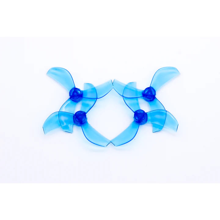 NewBeeDrone Azi (Tri Blade) Micro Propellers 31mm - 1.0mm Shaft (Set of 4)