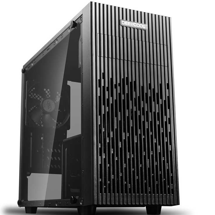 Deepcool Matrexx 30 MATX Tempered Glass Case With Integrated Deepcool DE600 True 450W PSU [PC]