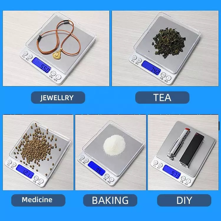 Digital Scales 10x10cm 500g with 0.01g increment