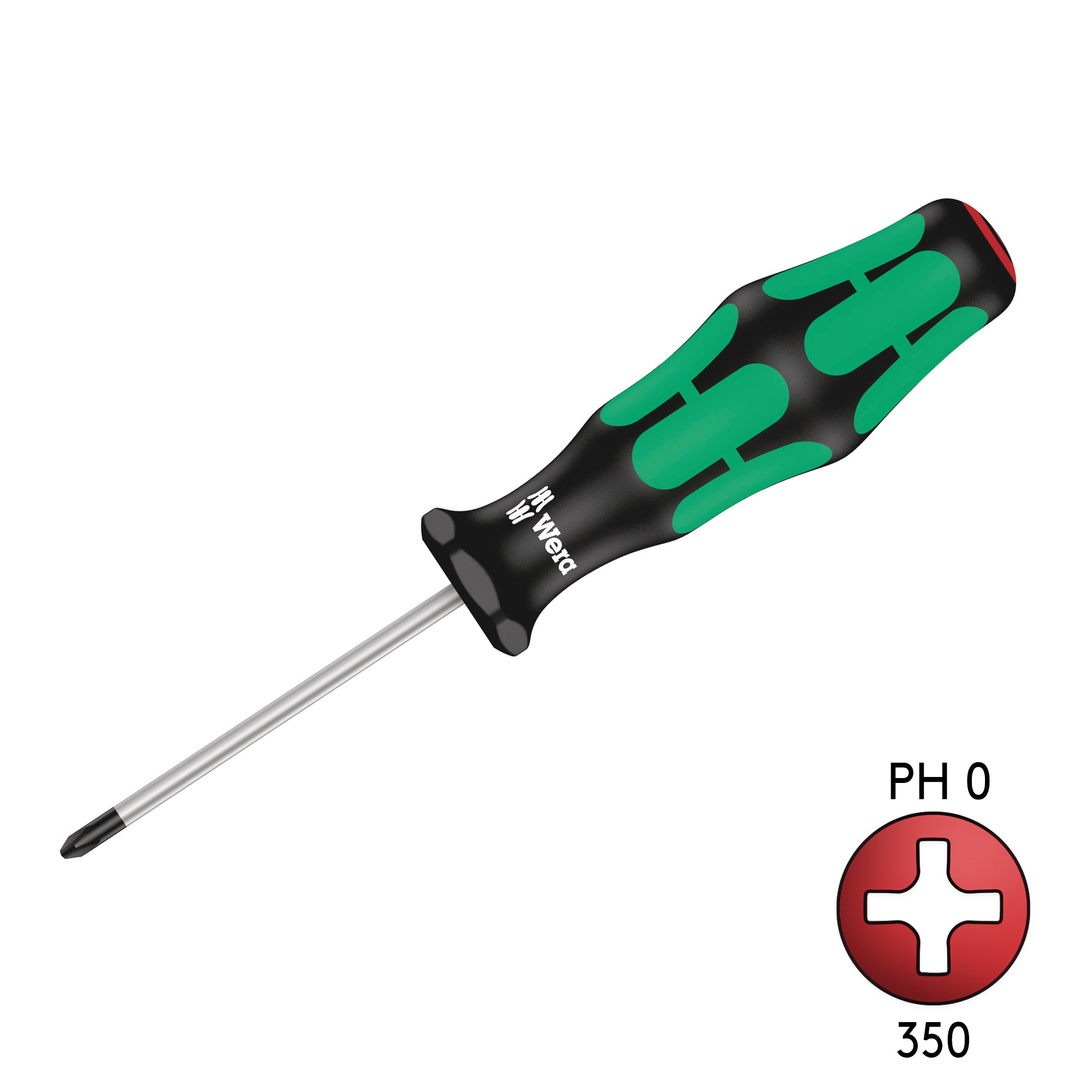 Wera 350 PH 0 X 60mm Phillips Screw Driver 05008705001