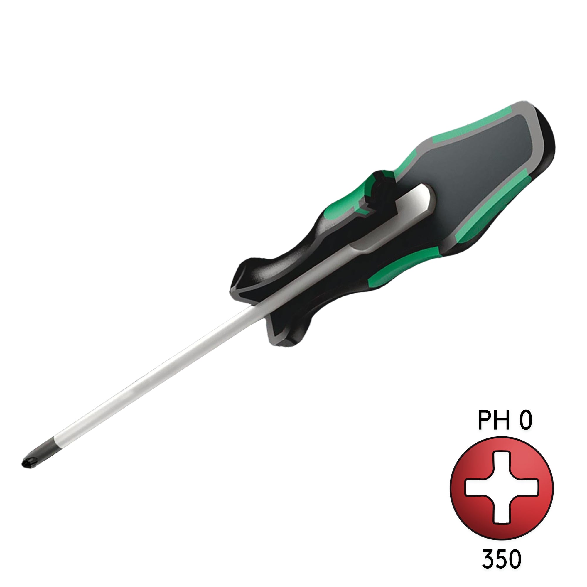 Wera 350 PH 0 X 60mm Phillips Screw Driver 05008705001