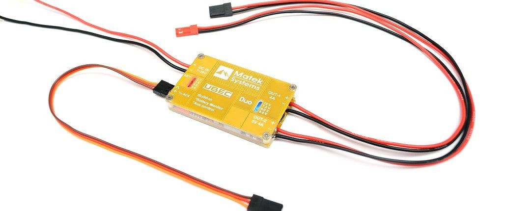 Matek UBEC DUO, 4A/5~12V & 4A/5V