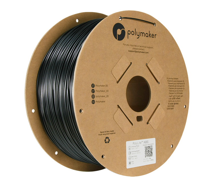 Polymaker PolyLite ABS 1.75mm Filament 3kg