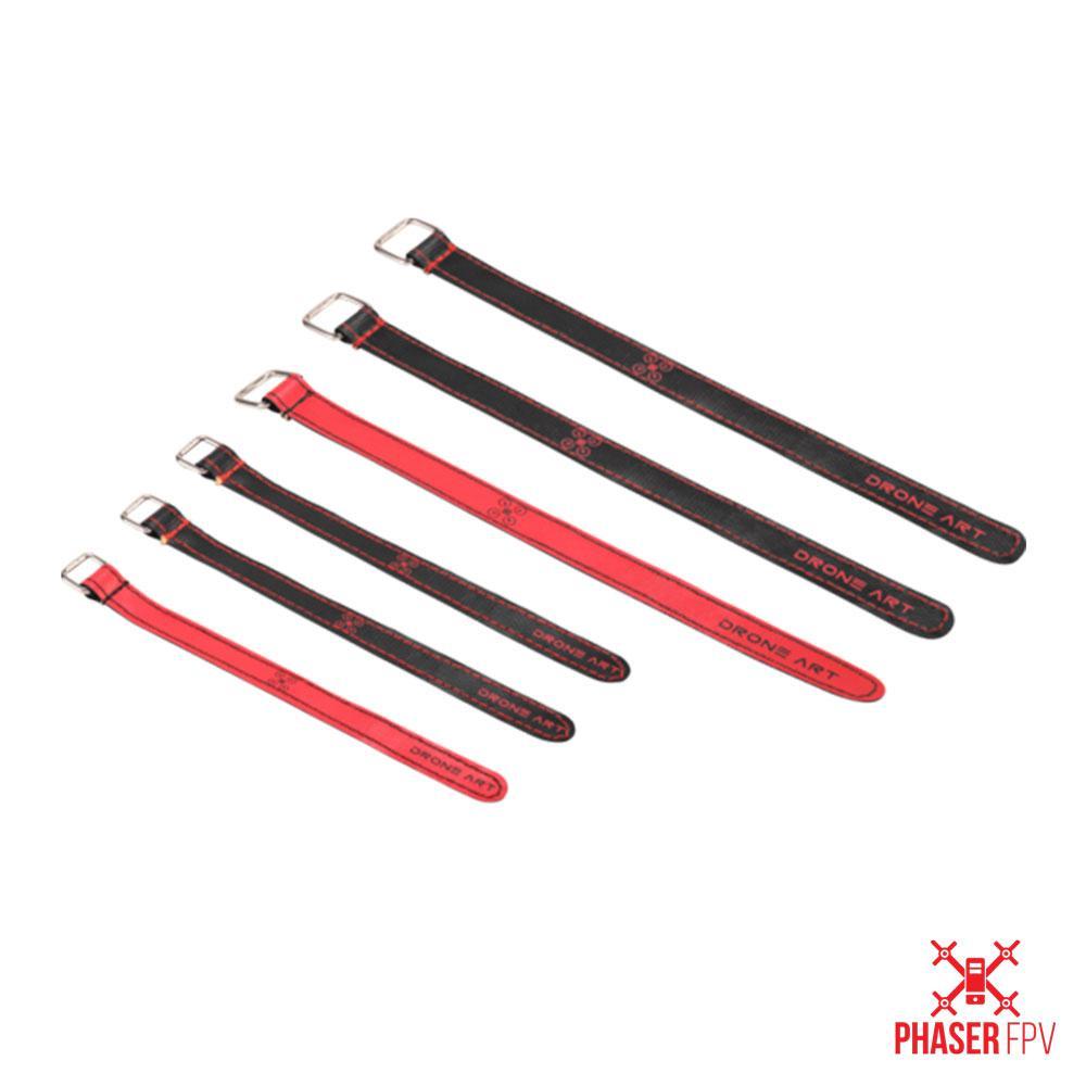 Drone Art NON-SLIP Silicone Battery Strap (Set of 3) 12MM x 150MM