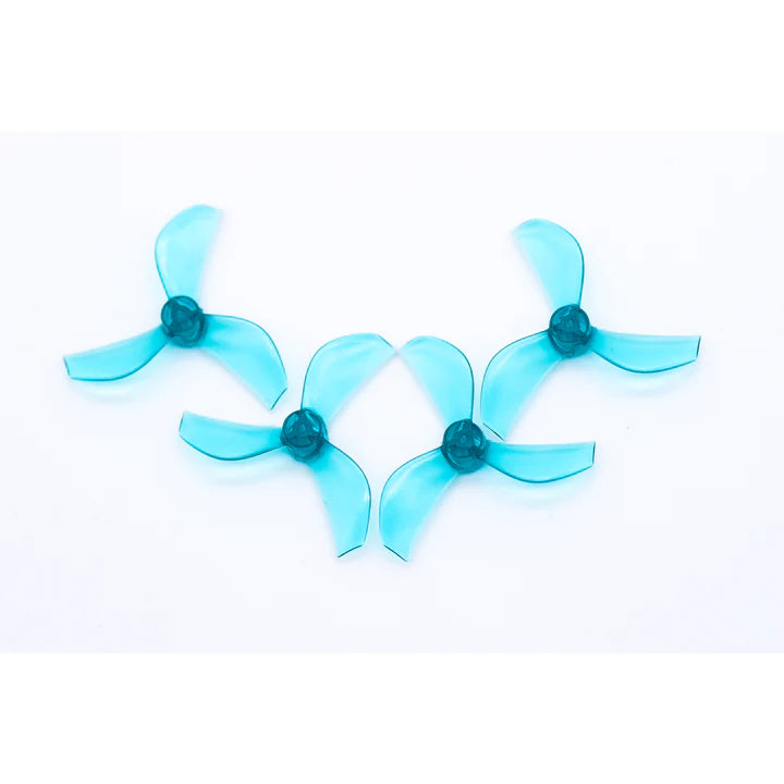 NewBeeDrone Azi (Tri Blade) Micro Propellers 31mm - 1.0mm Shaft (Set of 4)